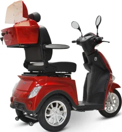 504, Elektromobil 25 km/h 1000 Watt Seniorenmobil, Rot - versch. Farben ^ Eco Engel Discount