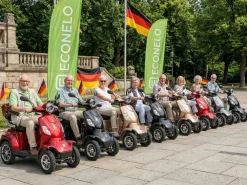 ECONELO E-Seniorenmobil Voltrixx, Blei-Akku, 4-Rad, 1000 Watt, Braun