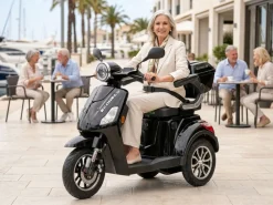 E-Seniorenmobil Yogi-IQ, Lithium-Akku, 3-Rad, 1000 Watt, Schwarz ^ ECONELO Clearance