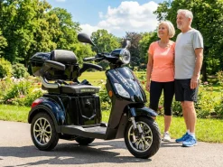 E-Seniorenmobil Yogi-IQ, Lithium-Akku, 3-Rad, 1000 Watt, Schwarz ^ ECONELO Clearance