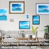 Bilderrahmen 13x18cm Echtglas MDF Wandhalterung silberfarben ^ Ecosa Sale