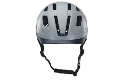 ECO Urban Fahrradhelm, ABS-Hartschale, mit LED-Licht und Reflektionsstreifen, Größe: 59-61 cm, Farbe: grau ^ Prophete Sale