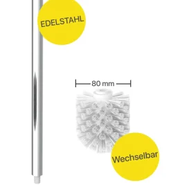 Eisl WC Bürstengarnitur ohne bohren Discount