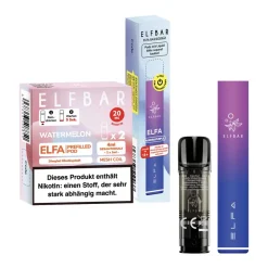 ELFA Aurora Purple Starterset + Pods Watermelon 2,0% ^ Elf Bar Hot