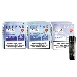 ELFA Prefilled Pod - Probierset 1 Blueberry Mix je 2 Pods, 6er Pack ^ Elf Bar Best