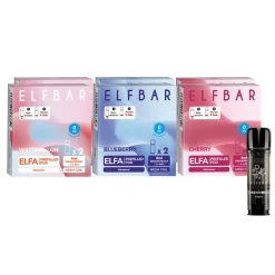 Elf Bar ELFA Prefilled Pod - Probierset Nikotinfrei je 2 Pods, 6er Pack Hot