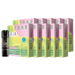 ELFBAR ELFA Prefilled Pod x 2 - Apple Peach 0.0% , 10er Pack ^ Elf Bar