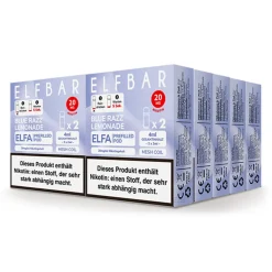 Elf Bar ELFA Prefilled Pod x 2 - Blue Razz Lemonade 2.0% , 10er Pack Online