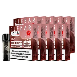 ELFBAR ELFA Prefilled Pod x 2 - Cola 2.0% , 10er Pack ^ Elf Bar Outlet