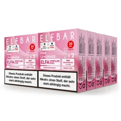 Elf Bar ELFA Prefilled Pod x 2 - Pink Lemonade 2.0% , 10er Pack Sale
