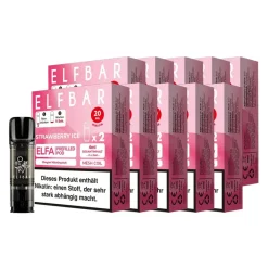 Elf Bar ELFBAR ELFA Prefilled Pod x 2 - Strawberry Ice 2.0% , 10er Pack New