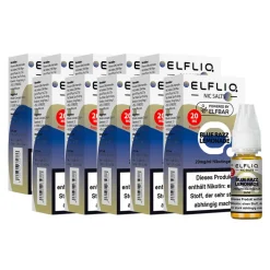 ELFBAR ELFLIQ - Blue Razz Lemonade Nicotine Salt Liquid 10ml 2.0% 10er Pack ^ Elf Bar New