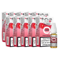 Elf Bar ELFBAR ELFLIQ - Cherry Nicotine Salt Liquid 10ml 2.0% 10er Pack Online