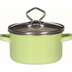 Emaille-Fleischtopf mit Glasdeckel JUIST, 24 cm ^ sonstige Sale