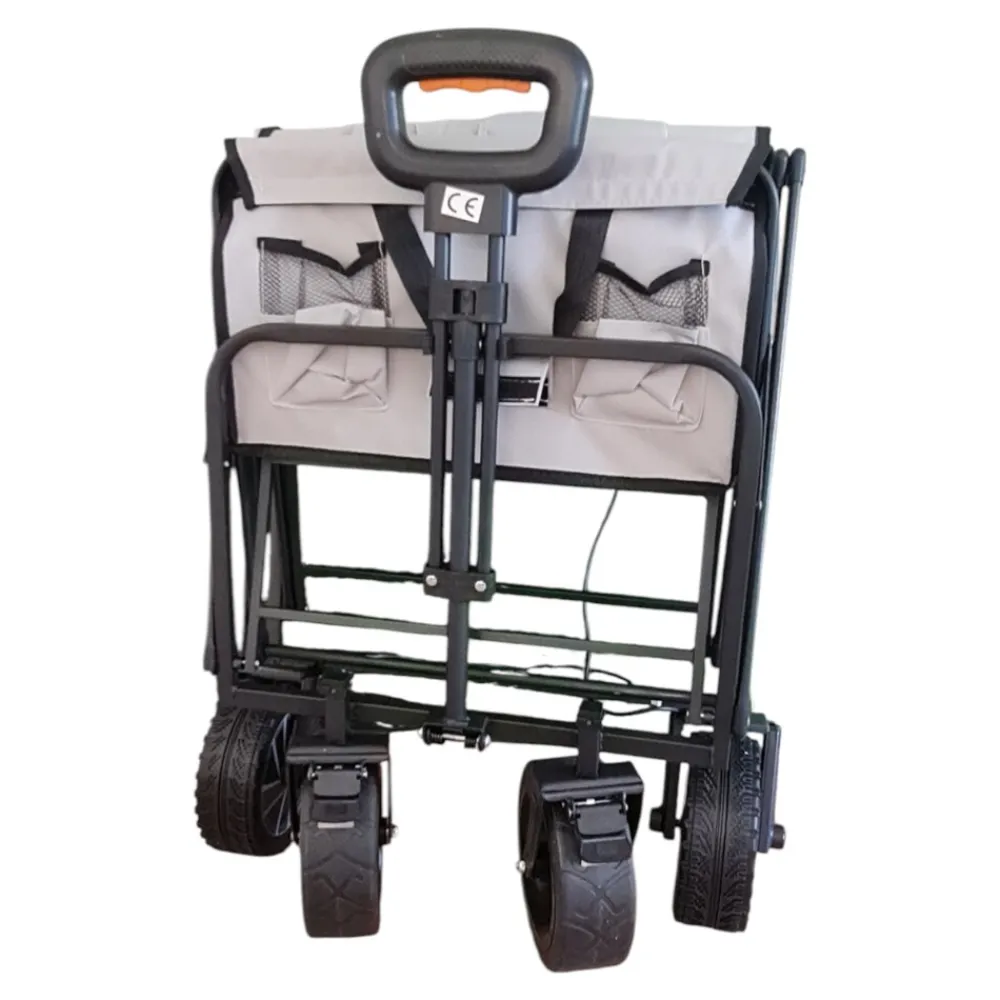 Bollero E-Bollerwagen Elektrischer Bollerwagen grau ^ ENEWAY New
