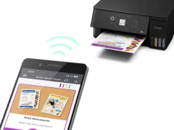 Epson EcoTank ET-2921, Schwarz Multifunktionsdrucker (Tintenstrahldrucker, 3-in-1, Drucker, Scanner, Kopierer, WLAN, USB, AirPrint, Duplex, A4) Sale