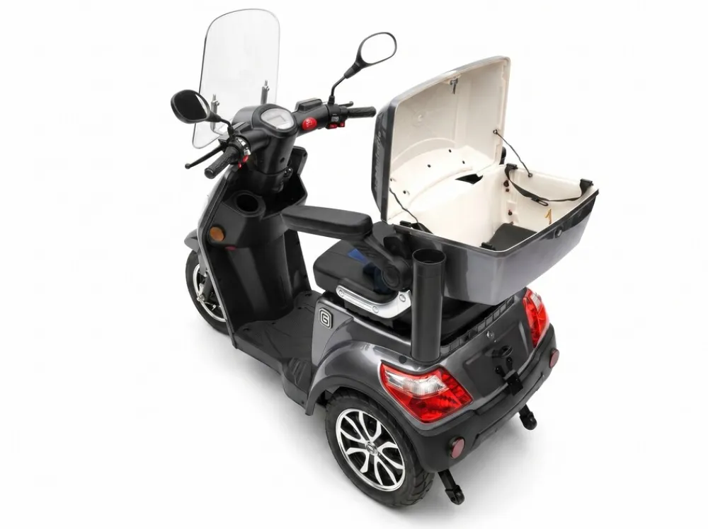 E-Seniorenmobil Denia, Lithium-Akku, 3-Rad, 1000 Watt, Grau ^ ECONELO Hot
