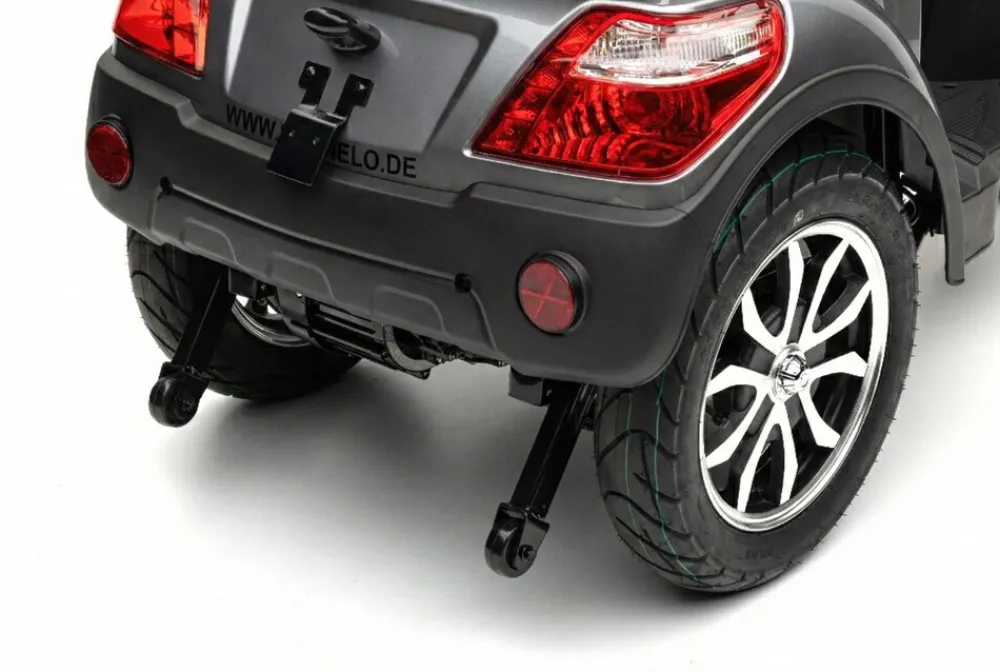 E-Seniorenmobil Denia, Lithium-Akku, 3-Rad, 1000 Watt, Grau ^ ECONELO Hot