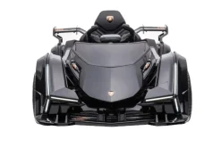 Es-Toys Kinder Elektroauto Lamborghini V12 Vision Gran Turismo Fernbedienung MP3 schwarz weiß New