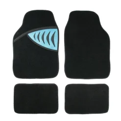 Autofußmatte | Silverstone | 4teiliges Set | Schwarz ^ etm New