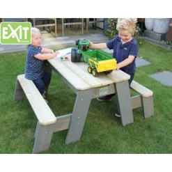 Aksent Sand,- Wasser- und Picknicktisch (2 Bänke) ^ Exit