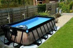 Frame Pool 400x200x100cm mit Sandfilterpumpe, versch. Ausführungen ^ Exit