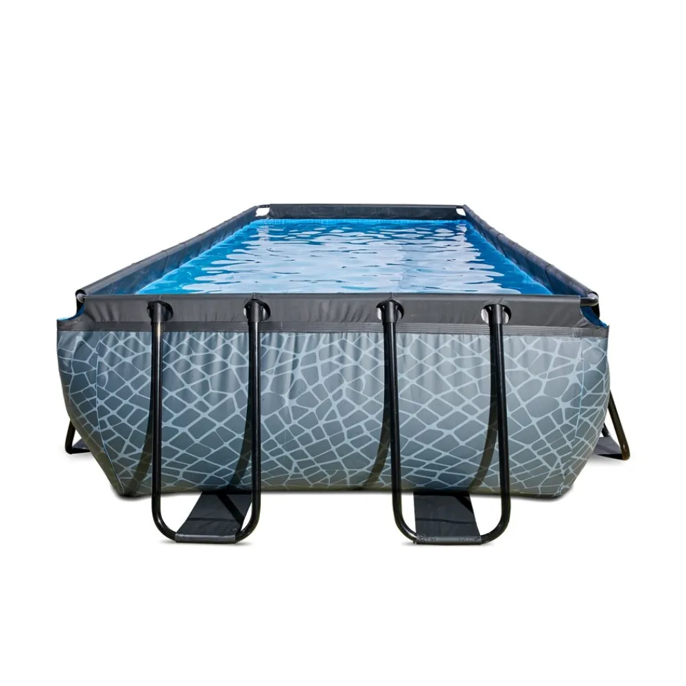 Frame Pool 400x200x100cm mit Sandfilterpumpe, versch. Ausführungen ^ Exit