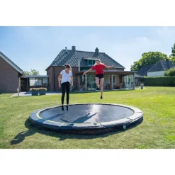 Silhouette sports Bodentrampolin ø427cm - schwarz ^ Exit Best
