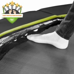 Silhouette sports Bodentrampolin ø427cm - schwarz ^ Exit Best