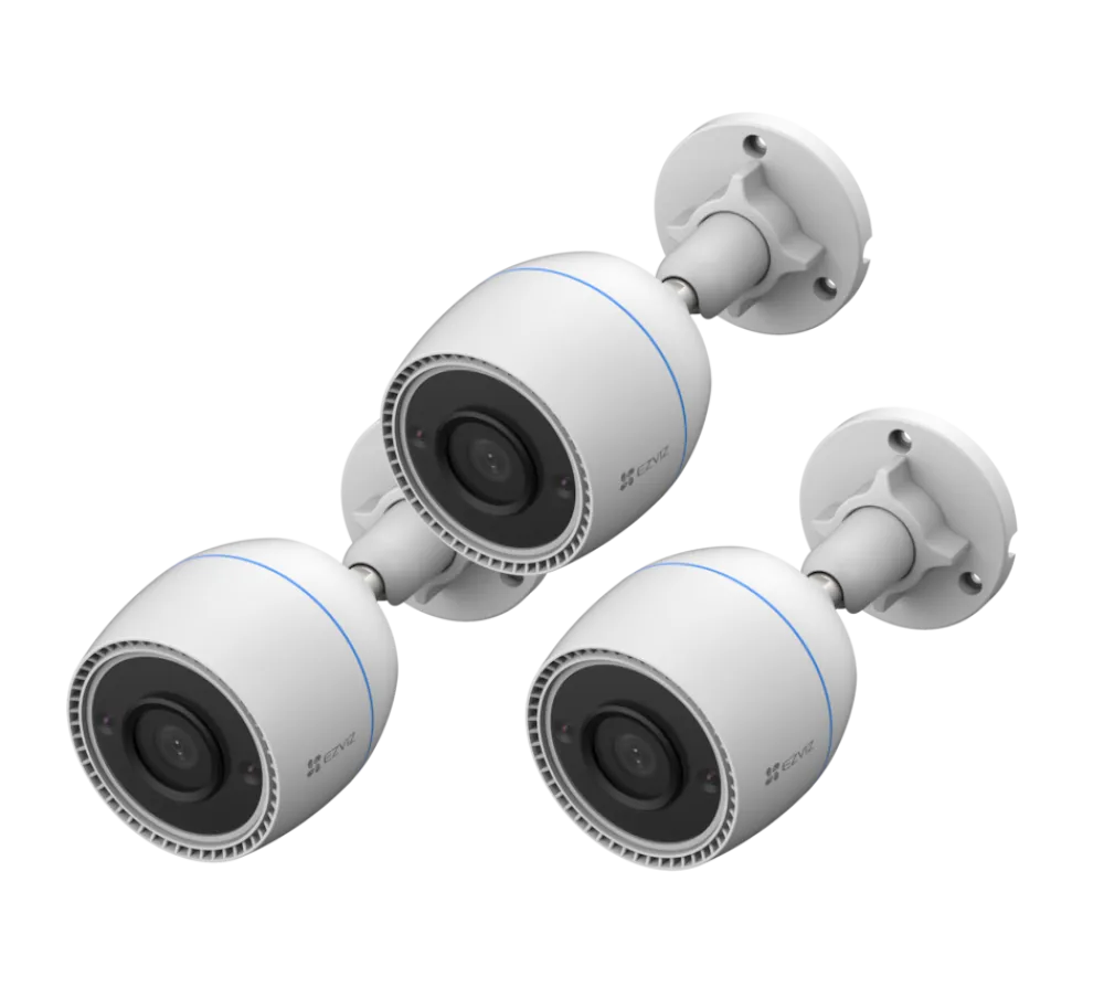 ezviz H3C 2MP WLAN Smart Home Kamera, 3er-Set New