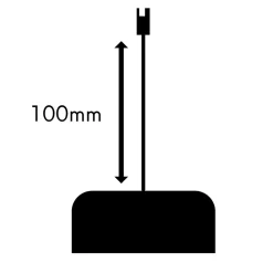 kalb Material für Möbel 6-Fach-Verteiler für bestehende Leuchten-Sets, schwarz, 10cm Kabellänge Online