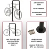 MCW Fahrradbügel -N42, Fahrradständer Anlehnbügel Bügel Absperrung, In-/Outdoor Stahl pulverbeschichtet 120x70x12cm