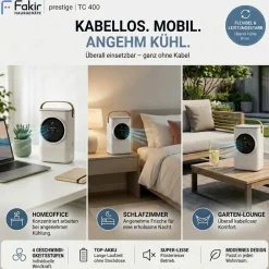 Fakir TC 400 mobil mint green Luftkühler Outlet