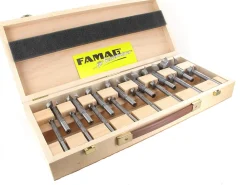Famag SUPER-Forstnerbohrersatz Classic WS 15-teilig im Holzkasten 1630515 Sale