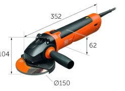 Compact-Winkelschleifer Ø 150 mm / Winkelschleifer Typ CG 15-150 BL ^ Fein Sale