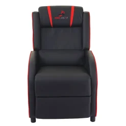 Fernsehsessel -D68, Relaxsessel TV-Sessel Gaming-Sessel, Kunstleder ~ schwarz/rot ^ MCW Sale