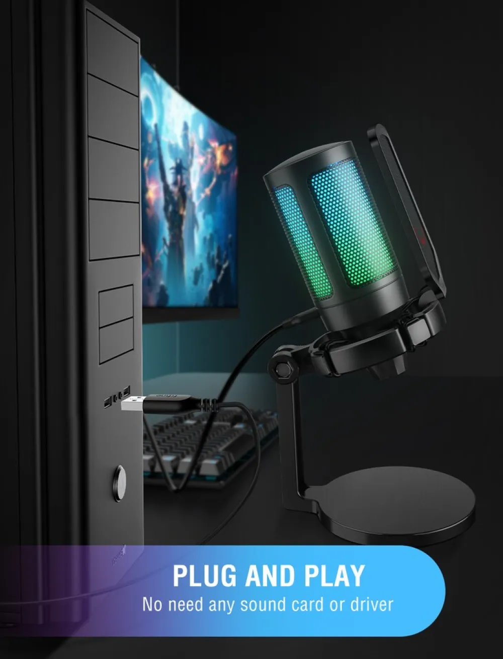 Fifine Mikrofon A6 NEO -Gaming Mikrofon Best