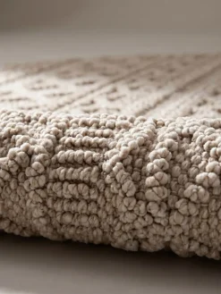 KADIMA DESIGN Flachgewebe-Teppich Ethno Beige Ethno-Streifen Silber Online