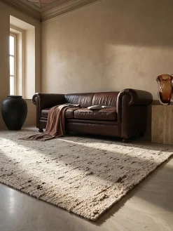 KADIMA DESIGN Flachgewebe-Teppich geometrisch 140 x 200 cm - ELIN | Kadima Natur Outlet