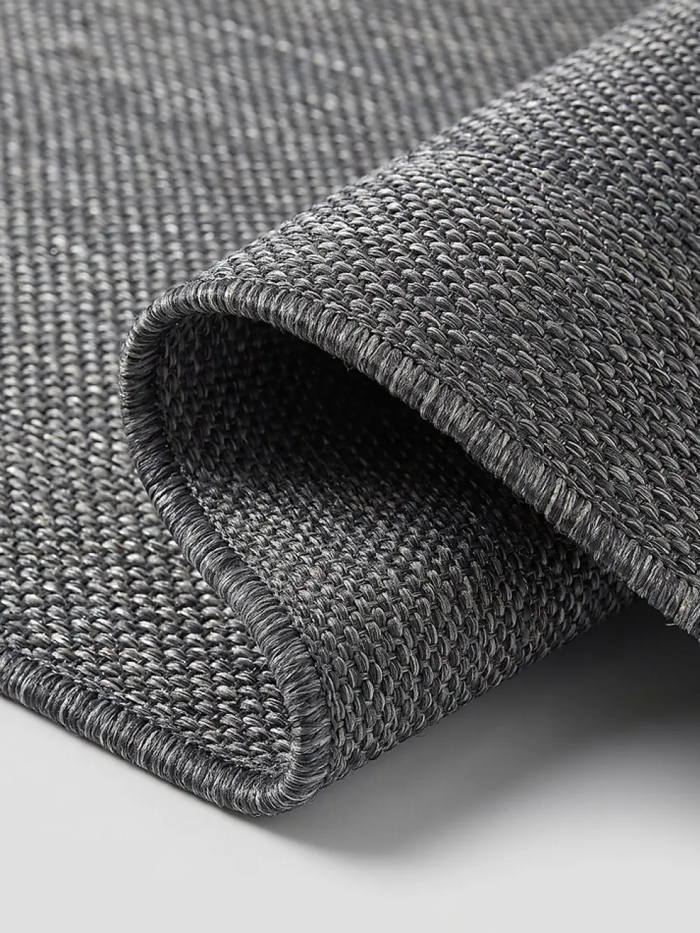 KADIMA DESIGN Flachgewebe-Teppich Pflegeleicht - BORNO | Kadima Anthrazit New
