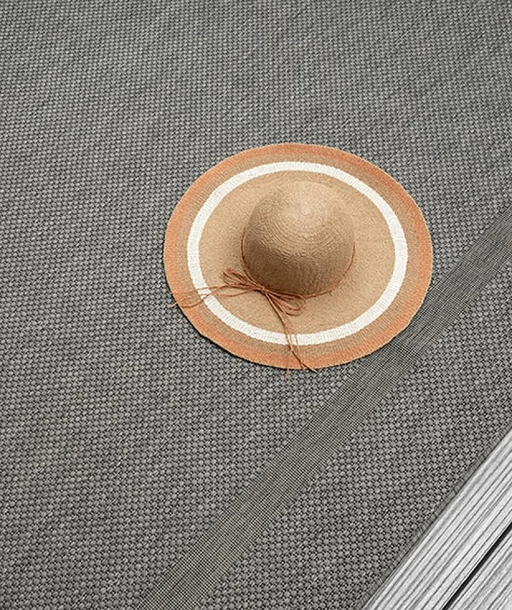 KADIMA DESIGN Flachgewebe-Teppich Pflegeleicht - BORNO | Kadima Anthrazit New