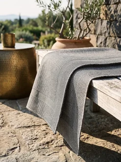 KADIMA DESIGN Flachgewebe-Teppich Pflegeleicht - BORNO | Kadima Anthrazit New