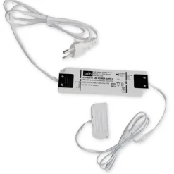 kalb Material für Möbel Flachnetzteil 15W, Kabel weiß, LED-Ministecksystem Online