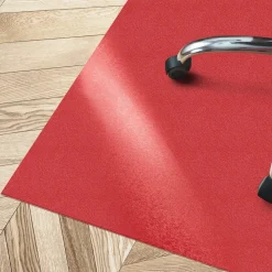 Bodenschutzmatte mit abgeschrägter Kante |  Kleopatra | Rot ^ floordirekt Sale