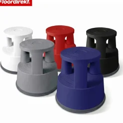 floordirekt Rollhocker | Elefantenfuß | Kunststoff | T7 Blau Sale