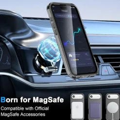 Für Apple iPhone 17 Air Skin Feel MagSafe Ringhalter 360 Hülle Schwarz ^ Wigento Sale