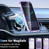 Für Apple iPhone 17 Air Skin Feel MagSafe Ring Halter 360 Hülle Lila ^ Wigento Outlet