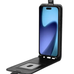 Wigento Für Apple iPhone 17 Air Vertikale Kunstleder Flip Schutz Hülle Schwarz Online