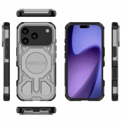 Für Apple iPhone 17 Pro BIBERCAS Real Color Series MagSafe Hülle Grau ^ Wigento Online
