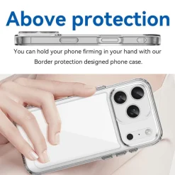 Für Apple iPhone 17 Pro Colorful TPU / Acryl Schutz Hülle Transparent ^ Wigento New